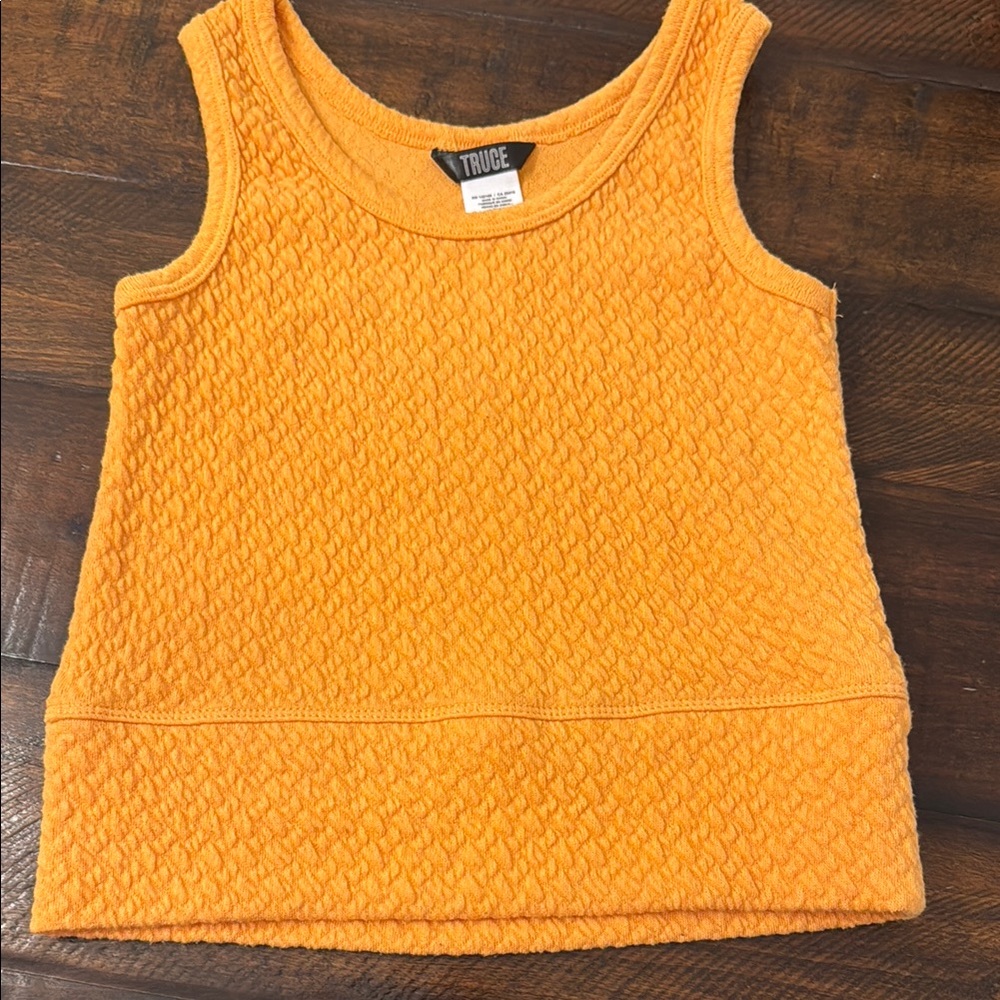 Junior Marigold Orange Tank Top